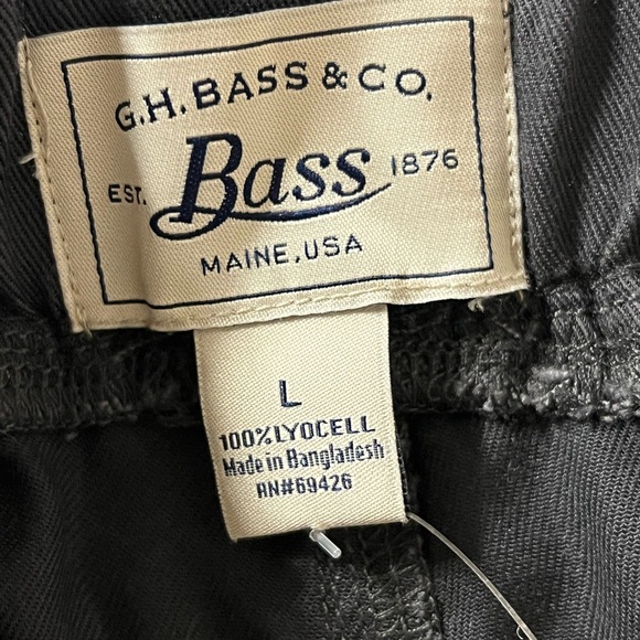 G.H. Bass & Co. Charcoal Jogger Pants Women’s Size Large - Picture 6 of 8
